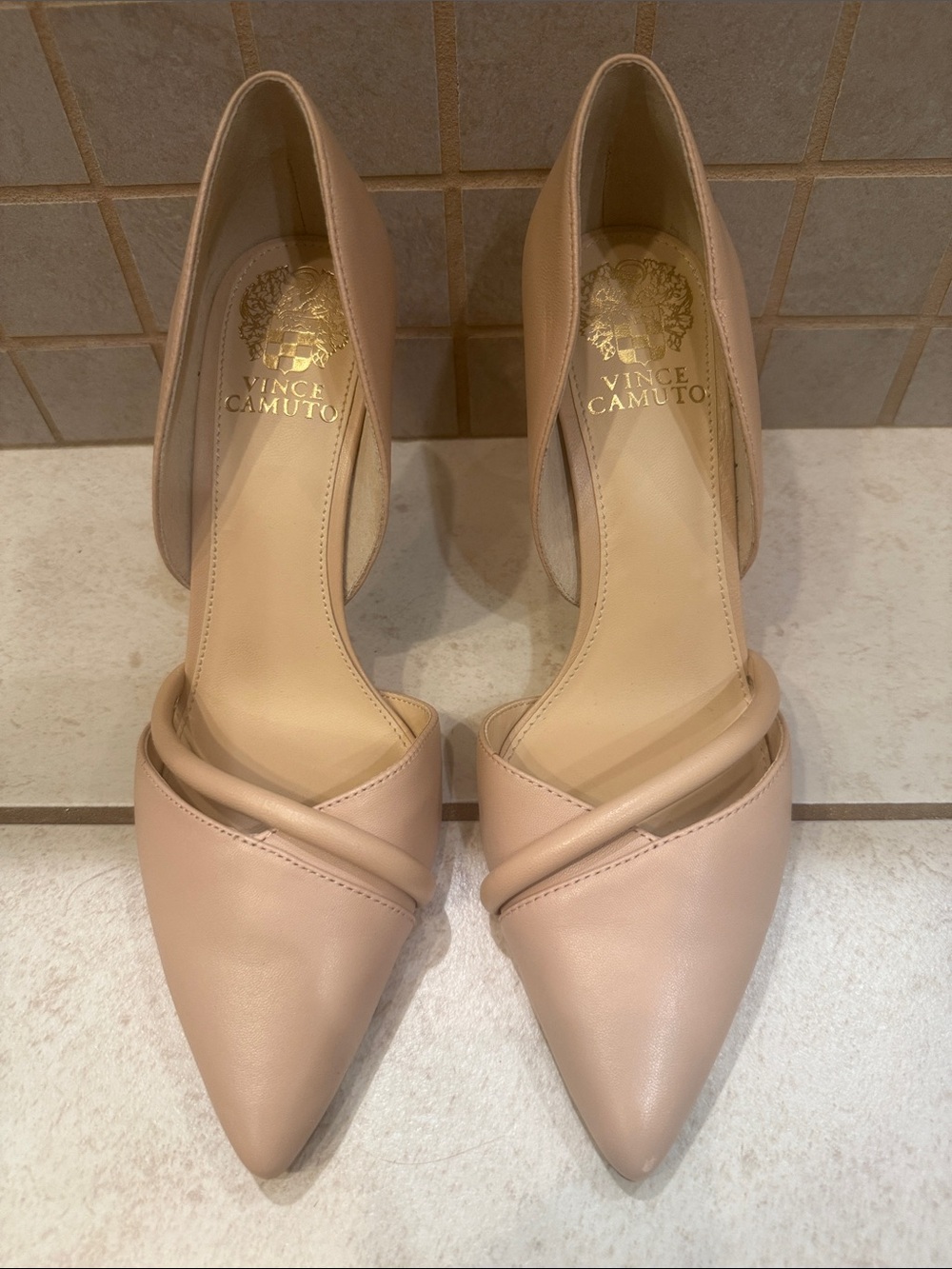Vince Camuto Blush D'Orsay Pointed-Toe Heels
